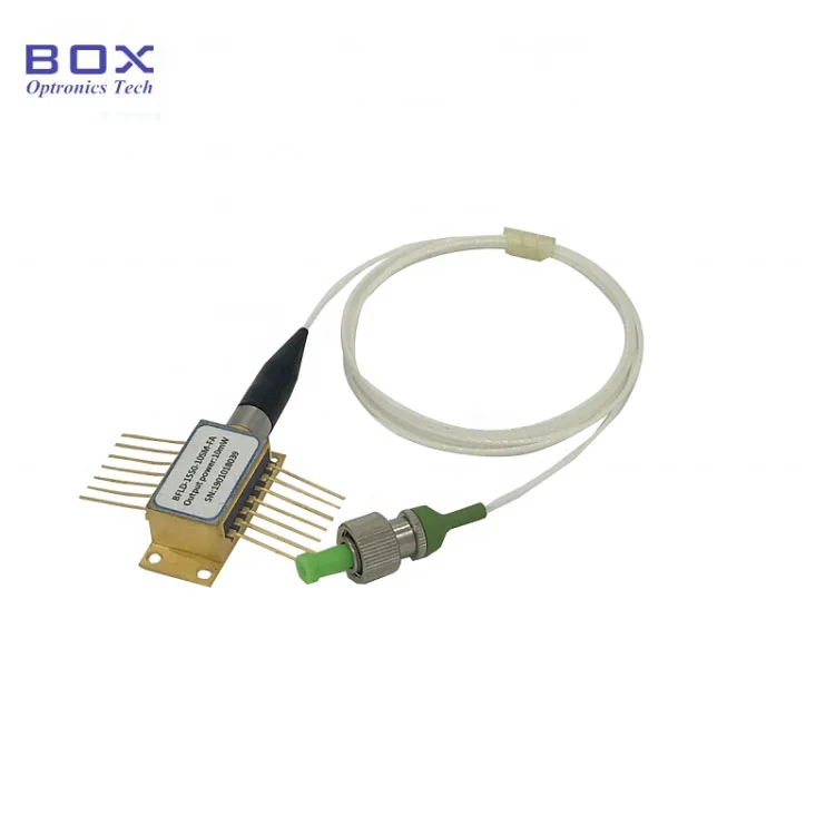 1550nm 100mw 100khz angusto linewidth DFB laser Diode BTF cum Sm / PM Fiber